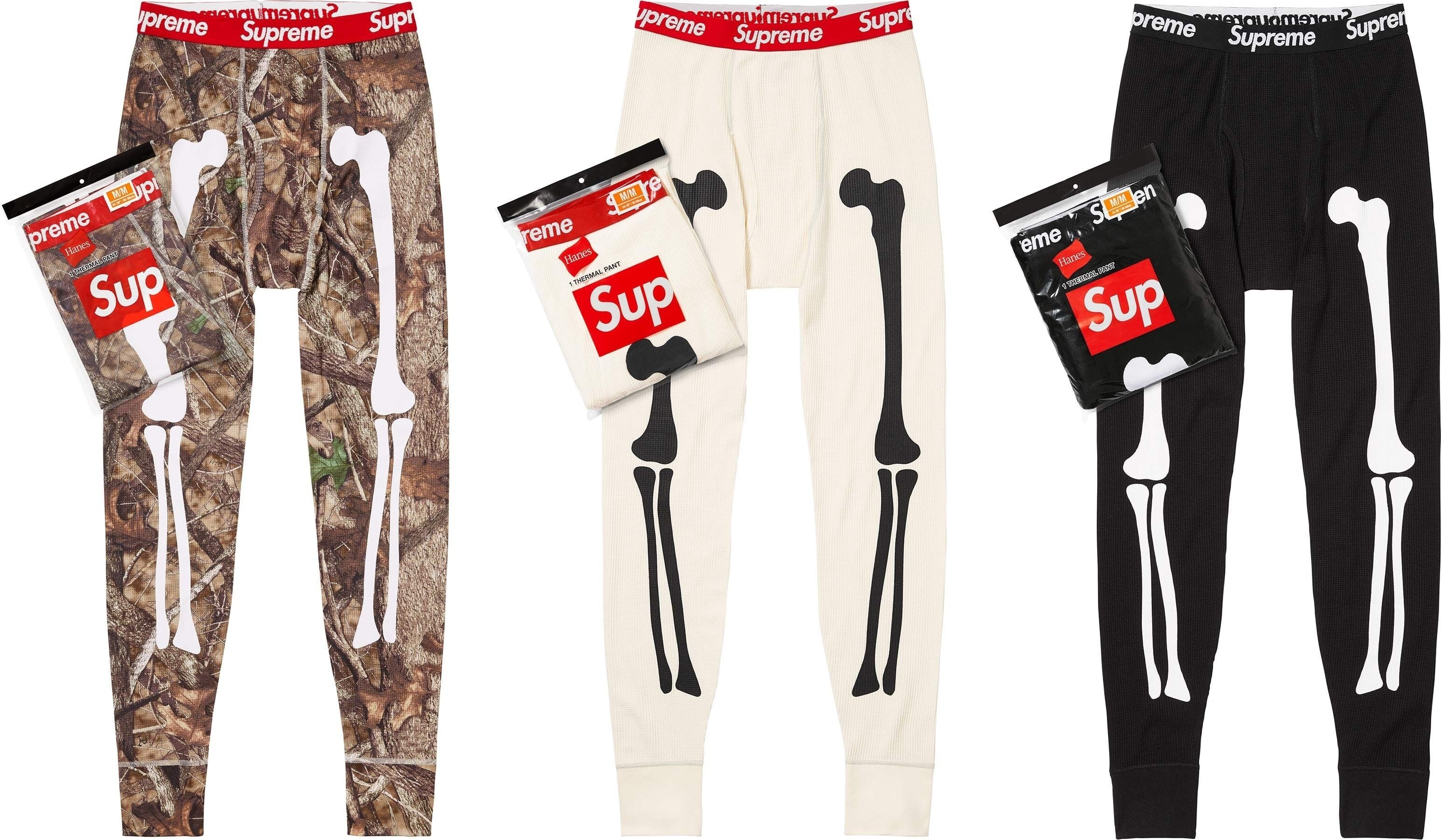 Supreme®/Hanes® Bones Thermal Pant (1 Pack)